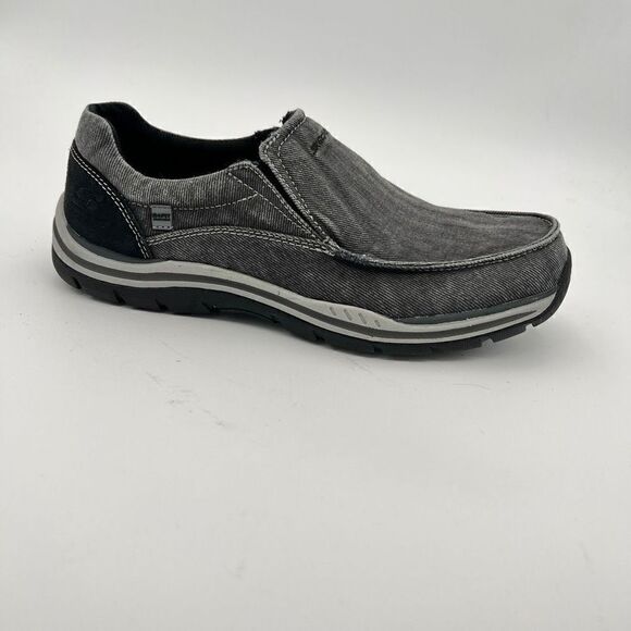 Skechers Shoes Men’s 8.5 Relaxed Fit Avillo Slip-On Sneaker Grey main image 7